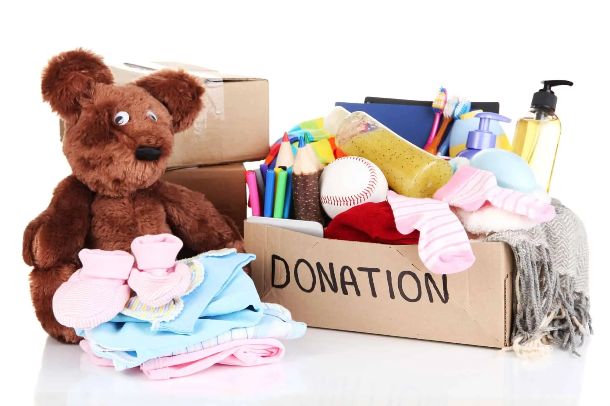 donating is a great gratitude activity for kids