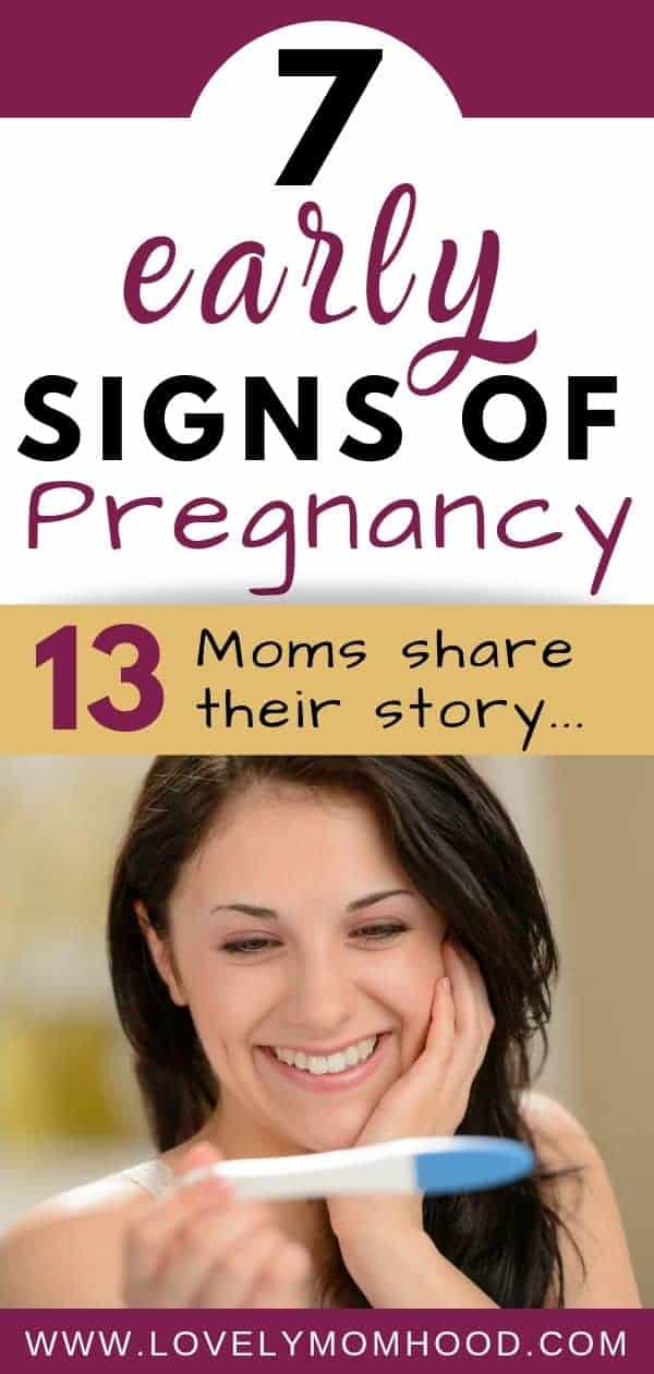 The very earliest pregnancy symptoms