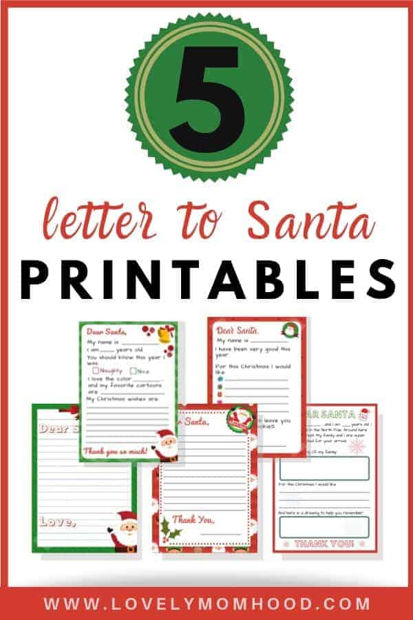 santa letter template