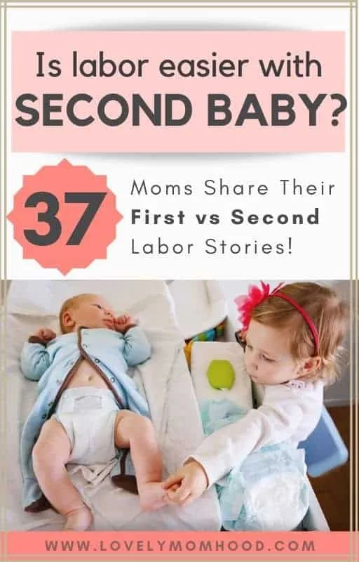 Is labor easier with second baby? Second labor vs first differences