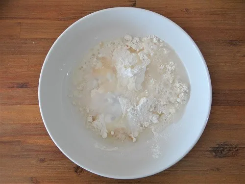 Homemade playdough wet ingredients