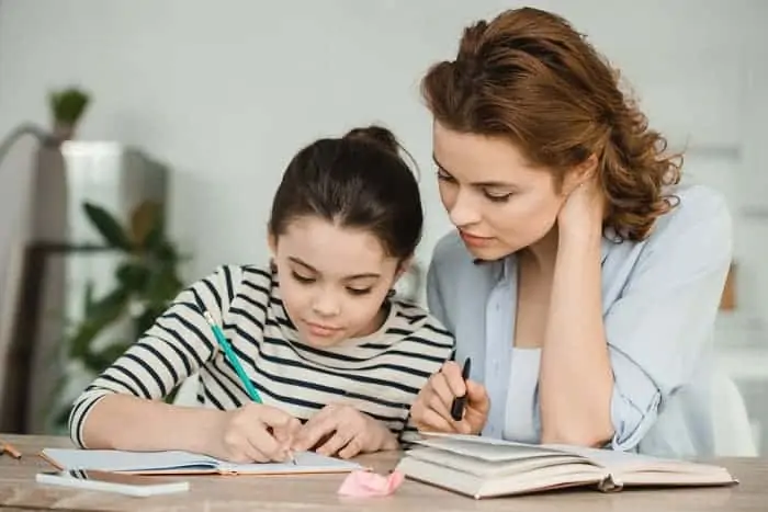 at-home learning routine and schedule