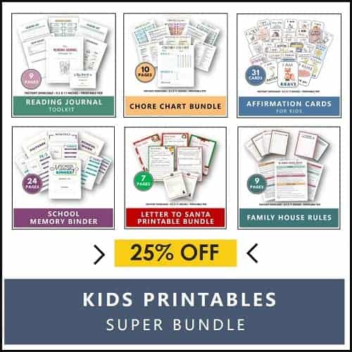 Kids Printables Super Bundle