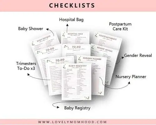 Pregnancy Printable Checklists