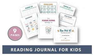 Printable Reading Journal for Kids