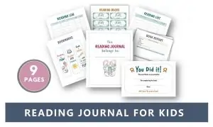 Printable Reading Journal for Kids