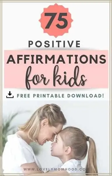 75 positive affirmations for kids