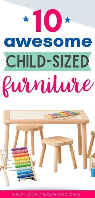 furniture for kids, child-sized furniture 