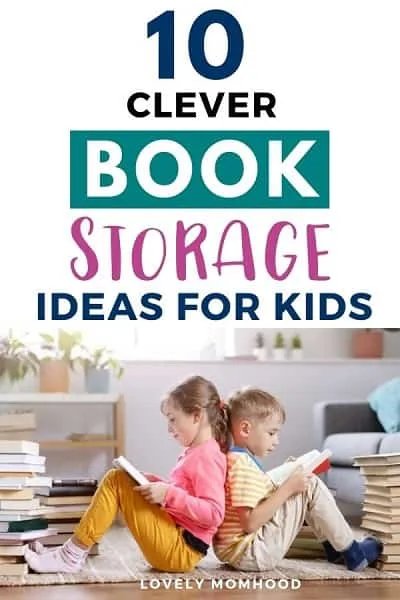 books storage ideas for kids