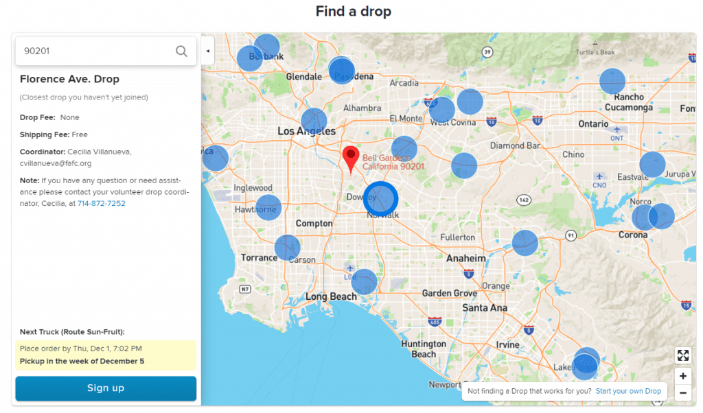 Finding an Azure Standard Drop Location