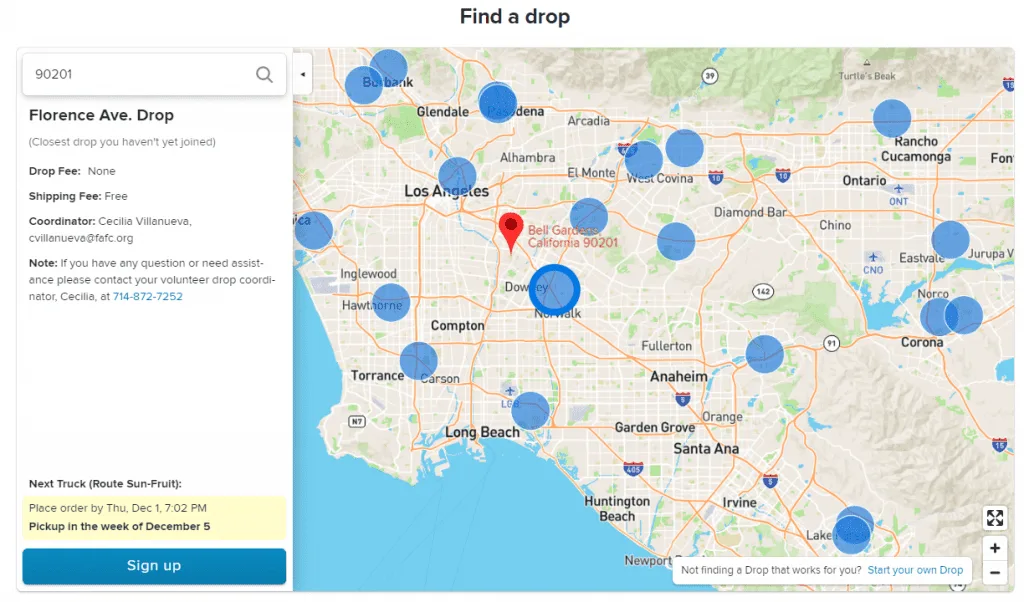Finding an Azure Standard Drop Location