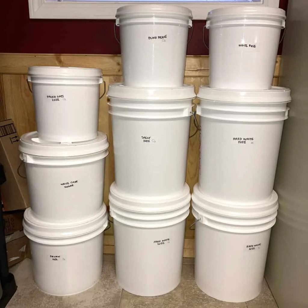 Long Term Storage Food Grade Buckets
